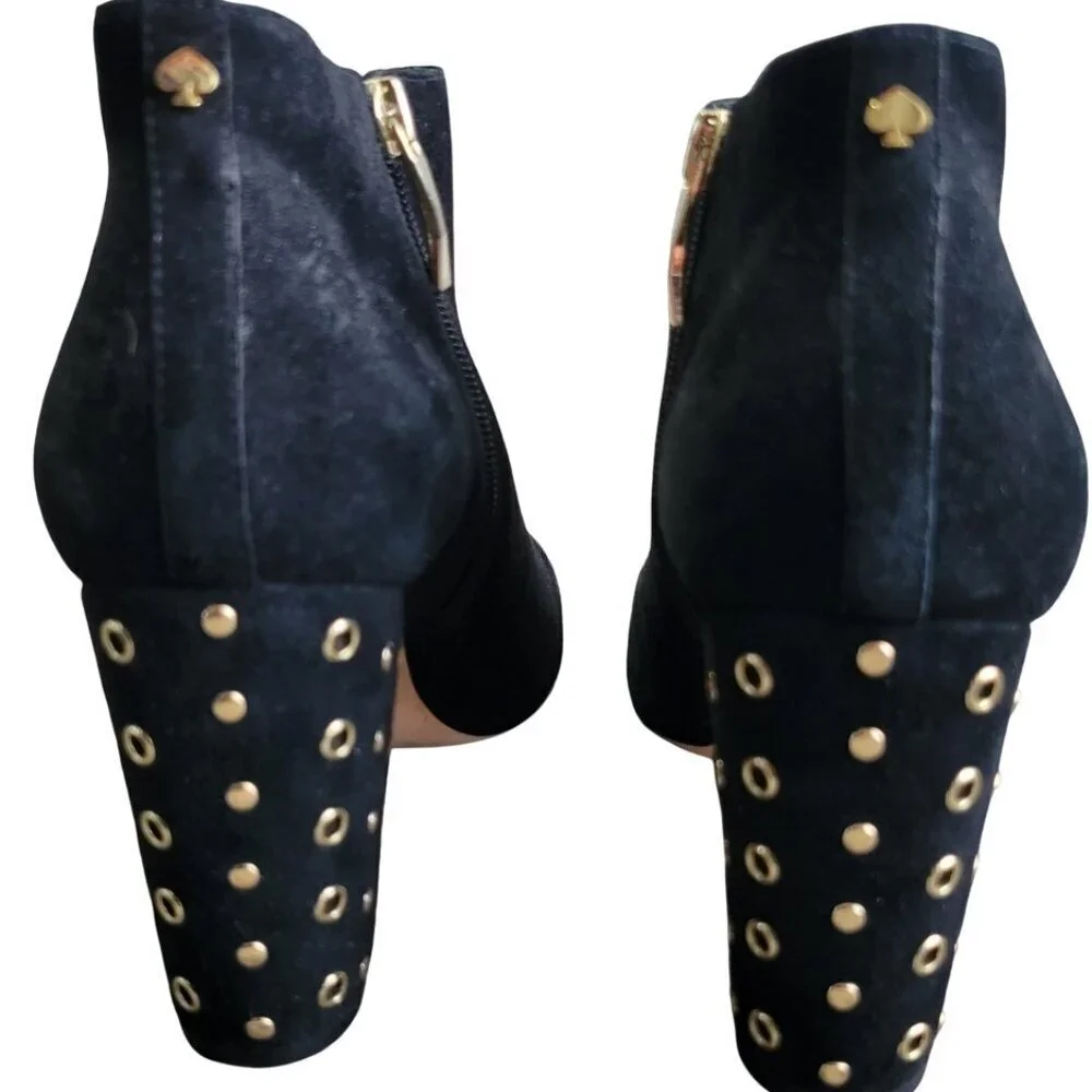 Kate Spade New York Cirra Round-Toe Embellished Heel Booties